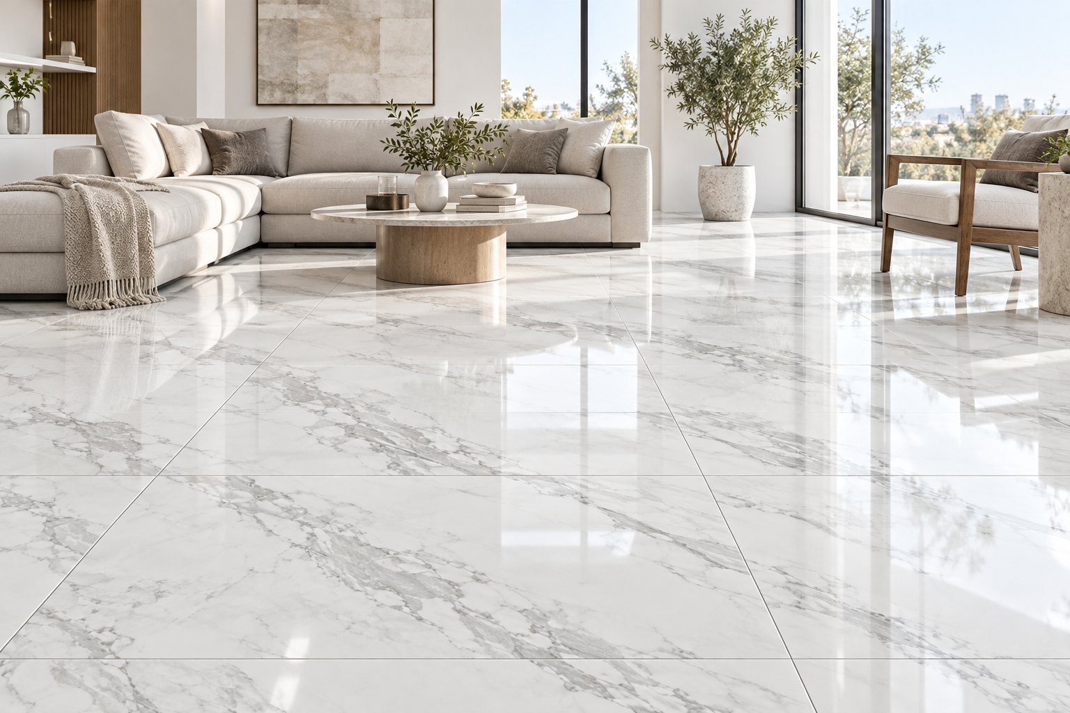 Gạch Ốp Lát Viglacera PL36-21 – phối cảnh sử dụng