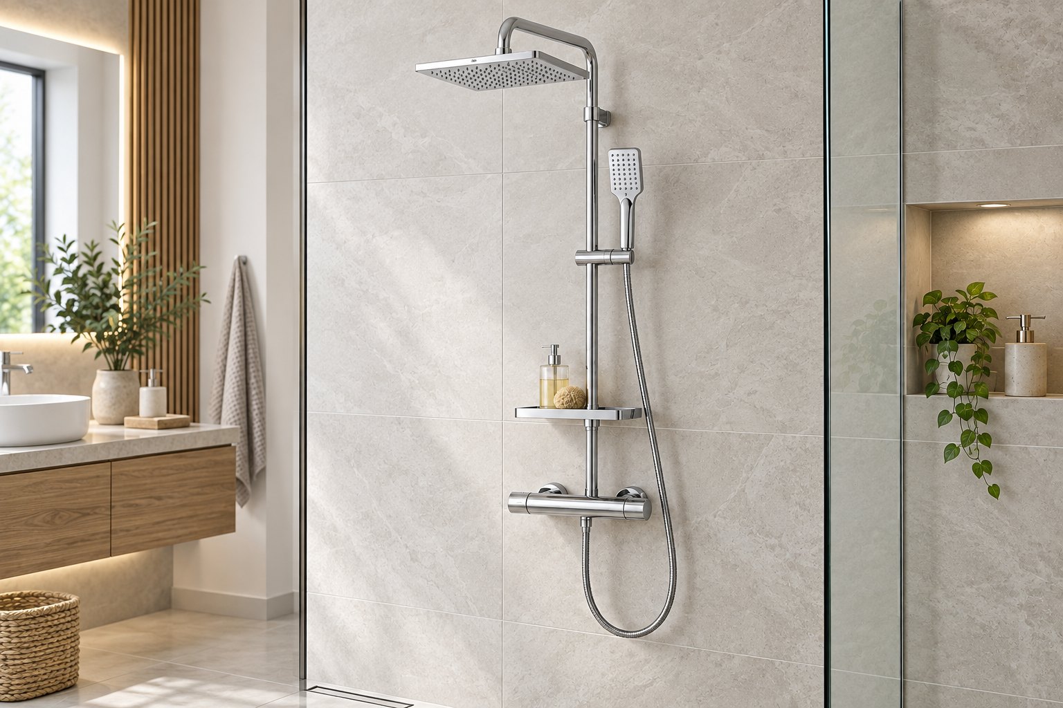 Sen Tắm Cây Inax BFV-615S-8C – phối cảnh sử dụng