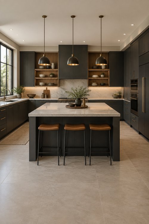 Tủ Bếp Noir Grand